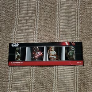 starwars shot glasses 4pc yoda